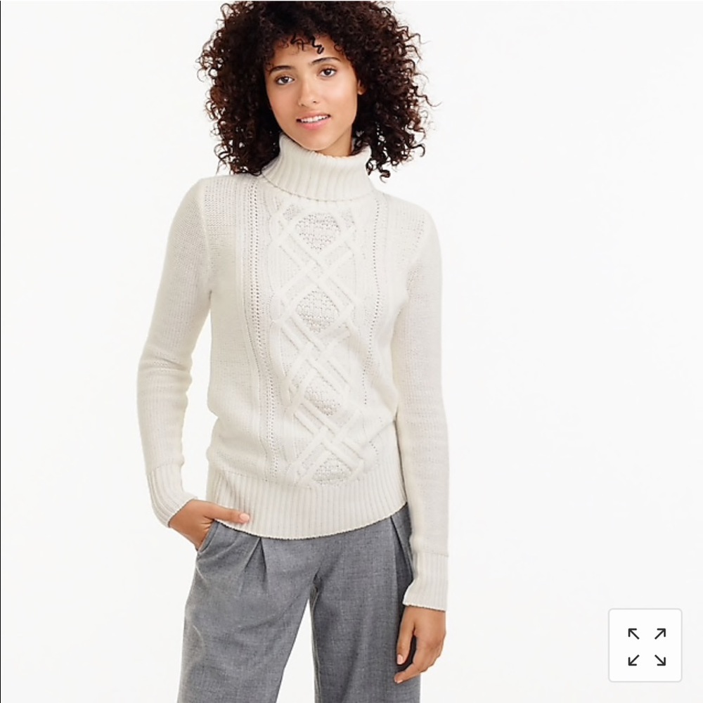 J.Crew Cambridge Cable Sweater